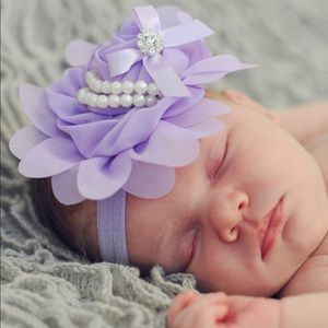 ▪️Royalty Purple Flower Headband